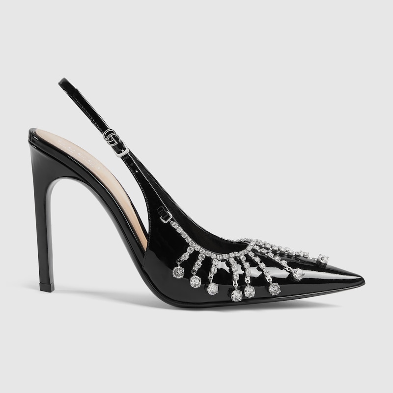 Women’s pump with crystal chain - Image 3